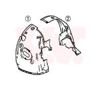 VAN WEZEL 4327436 Copertura, Passaruota