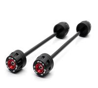 Carenatura protettiva e telaio Accessori Moto Protezione Anti-collisione Forcella Ruota Anteriore E Asse Posteriore Per DRZ400SM S SE 2000-2023(rosso)