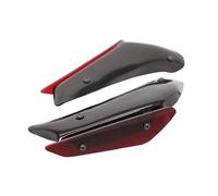 Carenatura Winglets Per Ninja Per H2 Per H2R Spoiler Laterale Alette Per Moto Aerodinamiche Per Aria Per Vento Fisse Universali Accessori Di Aggiornamento(Red)