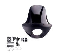 Carenature laterali Parabrezza Per Moto, Mascherina Esterna Per Faro Anteriore, Superiore Per Dyna Street Bob, Per Softail Fatbob FXBB