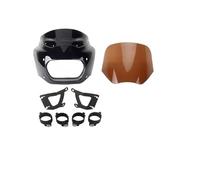 Carenature laterali Per Softail Fat Bob FXFB FXFBS 2018-2024, Deflettori Del Per Cupolino Faro, 11/15 Pollici, Parabrezza Per Moto
