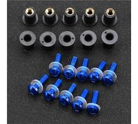 Carene Bulloni Fissaggio Kit Bulloni Parabrezza Per Moto Per Yamaha DT230 Per LANZA DT200 DT125RR DT125R DT125LC, Dadi E Viti Per Moto Kit viti per parabrezza(Blu)