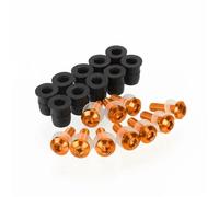 Carene Bulloni Fissaggio Kit Viti Per Parabrezza Moto Per YAMAHA NVX AEROX 155 NMAX155 XMAX 125 250 300 400 Bulloni Di Fissaggio Per Parabrezza Moto Kit viti per parabrezza(Arancia)