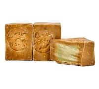 Carenesse Original Sapone di Aleppo 2 X 200 g, 60% di Olio d' oliva e 40% di Alloro, sapone naturale in realizzato a mano secondo tradizione vecchio ricetta e maturazione lungo tempo