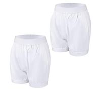 Carer 2 Pezzi Copripannolini per Adulti Incontinenza Boxer Intimo Impermeabile Antifuga Lavabile Riutilizzabile Unisex Bianco Taglia 3XL