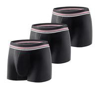 Carer 3 Pacchetti Boxer per Uomini con Incontinenza, Boxer Lavabili e Leggeri con Pad Assorbente da 80 ml Progettati per Incontinenza Leggera Nero Taglia XL