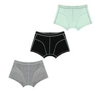 Carer Boxer per Incontinenza Bambini Confezione da 3 Pezzi Cotone Morbido Traspirante Lavabile Assorbenza 70ml per Enuresi Notturna Addestramento al Bagno Perdite Lieve a Moderata 110-116