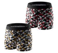 Carer Confezione da 2 Boxer per Incontinenza Maschile in Cotone Lavabili e Riutilizzabili per Incontinenza Moderata Assorbimento fino a 250 ml A quadri Taglia XL