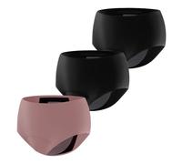 Carer Confezione da 3 Culotte Incontinenza Donna, Culotte Mestruali per Flusso Abbondante Riutilizzabili con Cuscinetto Assorbente da 150 ml per Incontinenza Moderata e Uso Notturno Ciclo Taglia XXL