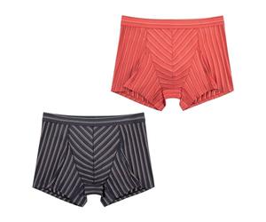 Carer Set da 2 Boxer Incontinenza Bambino Modal, Assorbimento 70 ml | Intimo assorbente riutilizzabile e lavabile,confortevole e discreto,ideale per la scuola e l’uso quotidiano,a Righe 116-122
