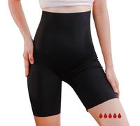 Carer Shorts Sportivi Mestruali 50 ml con Funzione Mutandina Assorbente Vita Alta ed Elasticità Biancheria Intima Post-Parto Ideali per Sport Mestruale Yoga Corsa Fitness Taglia XXL