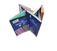 CARESTARZ 1-500 libri di biglietti della lotteria - 4 x Libri di biglietti guardaroba - Lucky Draw Tombola Draw, estrazione a premi ed eventi di beneficenza.