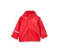 CareTec Rain jacket - PU w/o fleece, Giacca Impermeabile Bambine e ragazze, Red (402), 74