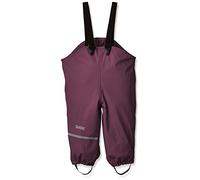 CareTec Rain Overall - PU w. fleece, Pantaloni impermeabili Bambine e ragazze, Viola Grape Wine (657), 4 anni