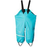CareTec Rain Overall - PU w. fleece, Pantaloni impermeabili Unisex - Bambini e ragazzi, Blu Turquoise (968), 9-12 mesi