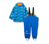 CareTec Rain Suit - PU w. fleece , Impermeabile e pantaloni impermeabili Bambini e ragazzi, Blu Oceanblue (706), 4 anni