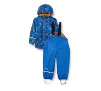 CareTec Rain Suit - PU w. fleece, Impermeabile e pantaloni impermeabili Bambini e ragazzi, Buckthorn Brown (258), 9-12 mesi