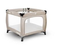 CARETERO - Box per Bambini - Box per Bambini con Rete Traspirante - Box per Bambini con Porta con Cerniera - Box per Bambini - Box Piccolo - con Borsa per il Trasporto - 83x83x71cm - Marrone