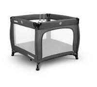 CARETERO - Box per Bambini - Box per Bambini con Rete Traspirante - Box per Bambini con Porta con Cerniera - Box per Bambini - Box Piccolo - con Borsa per il Trasporto - 83x83x71cm - Grafite