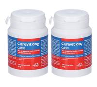 Carevit Dog Flacone 100 Compresse Appetibili Set da 2 2x44 g Compresse