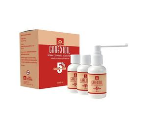 Carexidil 5% Spray Cutaneo 3 Flaconi x 60 Ml