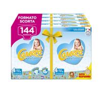 Carezza Baby Comfort Maxi | Taglia 4 (7-18 kg) | 144 pannolini