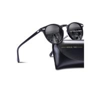 Carfia Retro Rotondi Occhiali da Sole da Donna Polarizzati UV400 CA5288C | Telaio Rosa Trasparente Lente Rosa, lenti HD antigraffio, blocca il 100% dei raggi UVA/UVB/UVC, Montatura in acetato