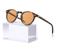 Carfia Retro Rotondi Occhiali da Sole da Donna Polarizzati UV400 Protezione