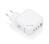 CARGADOR AISENS GAN 100W 3XUSB-C PD3.0 QC4.0 1XUSB-A QC3.0 BLANCO - Nouvo