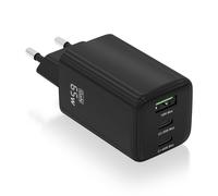 CARGADOR AISENS GAN 65W 2XUSB-C PD3.0 QC4.0 1XUSB-A QC3.0 NEGRO - Nouvo