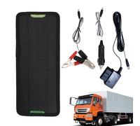 Cargador De Batería Solar Para Vehículo - Mantenedor De Batería Solar Da 5 W, Kit Carga Lenta Impermeabile De Fácil Instalación De 12 V | Para Coche, Motocicleta, Camión, Rimmolco, Trattore, RV.