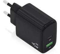 Cargador de Pared GaN Aisens A110-0972 - 1 x USB Tipo-C- 1 x USB- 45W