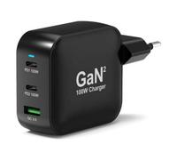 Cargador Port Designs 902100PEU GaN 100 W USB-C Power Delivery, cable 2 m