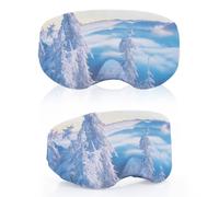 CARGEN Protezioni Copri per Maschera da Sci Accessori Universali per Occhiali da Sci e Snowboard, Lenti Antigraffio e Antiappannamento per Donne Uomini Ragazzi Ragazze(Carpazi)