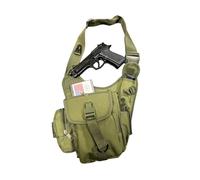 Cargo Bag Marsupio Monospalla Tracolla Verde OD Militare Aeronautica 30702B MFH