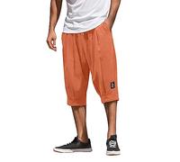 Cargo Corti Pantaloncini Uomo, Pantaloncini da Uomo Cotone Comodo Velluto a Coste Bermuda Uomo Baggy con Vita Regolabile Pantaloni Sportivi Larghi Pantaloncini Estivi