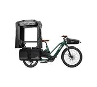 Cargo longtail bicicletta elettrica o2 feel equo 4 2 mid shimano deore 10v 835 wh 20 26 verde confezione famiglia extra