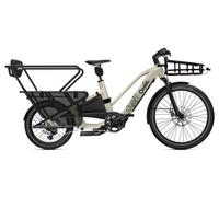 Cargo longtail bicicletta elettrica o2 feel equo adventure 5 1 mid shimano cues 9v 540 wh 20 26 beige pack family