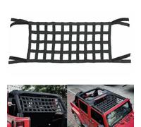 Cargo Net - Mesh Roof Net | Rear Storage | Roof Hammock Organizer Nets for Camping | Daily Travel Pet Barrier Extra Storage 1997 to 2019 TJ JK JKU JLU Models