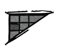 Cargo Net Storage For Ceiling | Polyester 90x65x1cm Triangle Car Roof Organizer | Double-Layer Mesh Storage Bag For Car SUV Van Truck | Overhead Vehicle Śtorage Pocket F́or Camping Travel Essentials A