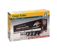 Cargo Trailer New Version - Rimorchio Camion Plastic Kit 1:24 Model ITALERI
