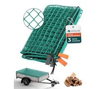 CargoVA® Rete intelligente per rimorchi 3x5M - Rete da appendere con cavo in gomma, tasca e marcatura degli angoli - per una perfetta messa in sicurezza del carico