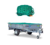 CargoVA - Rete intelligente per rimorchio 1,5x2,7M [Certificato DEKRA] - Rete elastica con corda elastica e marcatura angolare - per un fissaggio perfetto del carico