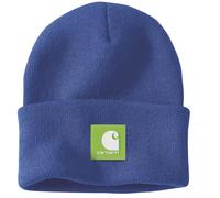 Carharrt Rubber Patch Watch Beanie, blu