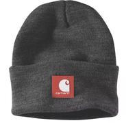 Carharrt Rubber Patch Watch Beanie, grigio