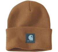 Carharrt Rubber Patch Watch Beanie, marrone