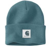 Carharrt Rubber Patch Watch Beanie, turchese