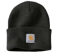 Carhartt, Acrylic Watch Hat - Cappello, Unisex, Colore Black, Taglia Taglia Unica