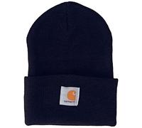 Carhartt Cappello Acrylic Watch Hat I020222 Navy in Tessuto Stretch AI21