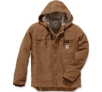 Carhartt Giacca Da Lavoro Vestibilità Comoda In Tessuto Washed Duck, Con Fodera In Tessuto Sherpa, Uomo, Marrone (Carhartt), M
